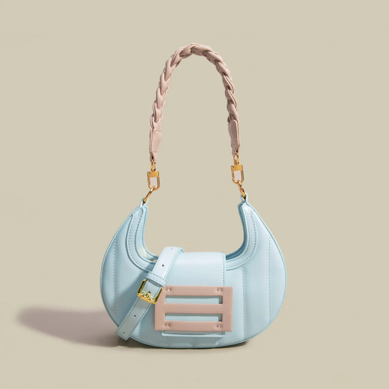 Half Moon Flip Women Shoulder Bags 2022 New Fashion Luxury Design Crossbody Bag Elegant Small Lady Tote Handbags