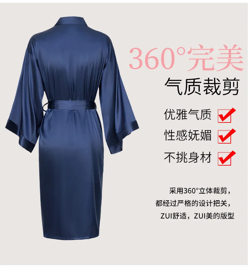 Morili Long Sleeve Wedding Sleeping Party Wear Plus Size Real White Royal Blue African Knee Length Bride Wedding Robes MRA509