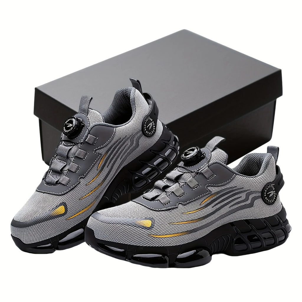 Men's Safety Shoes Are Suitable for Construction Work Leisure Sports Shoes Anti Puncture and Anti Smashing Steel Toe Shoes