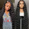 Glueless Human Hair Lace Front Wig 1B Color Water Wave 13x4 hd Human Hair Lace Front Wigs Pre Plucked Glueless Wigs Human Hair