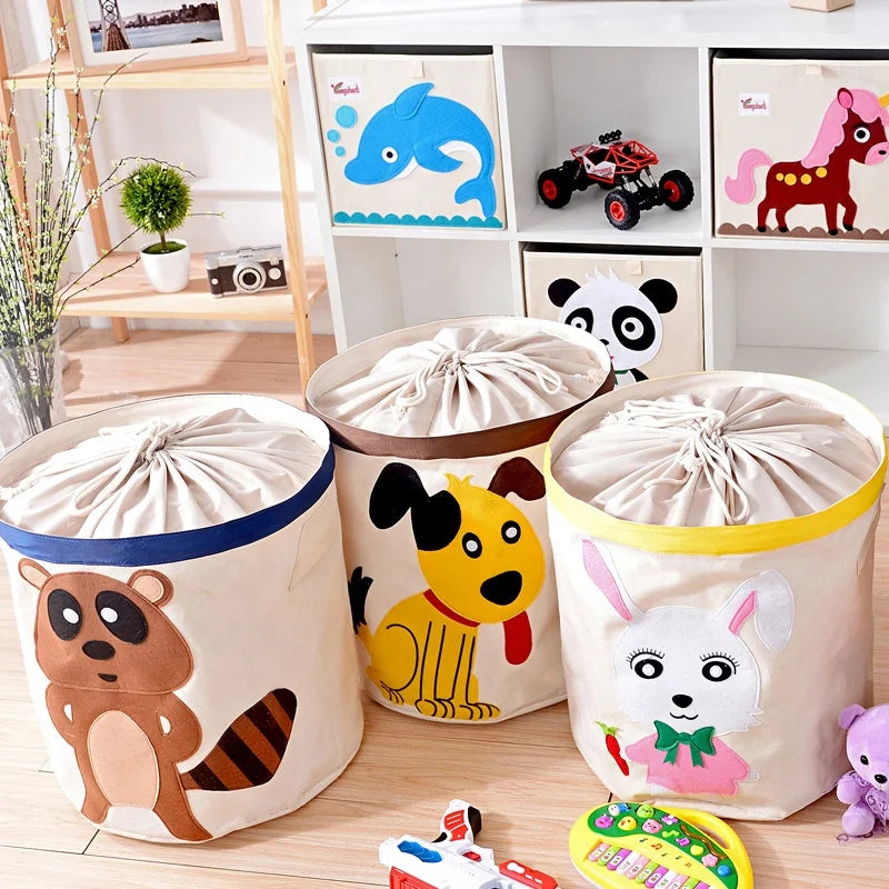 Wholesale Cute Animal Print Foldable Laundry Bag New Innovations for Chinese Factories Low Prices Laundry Hamper