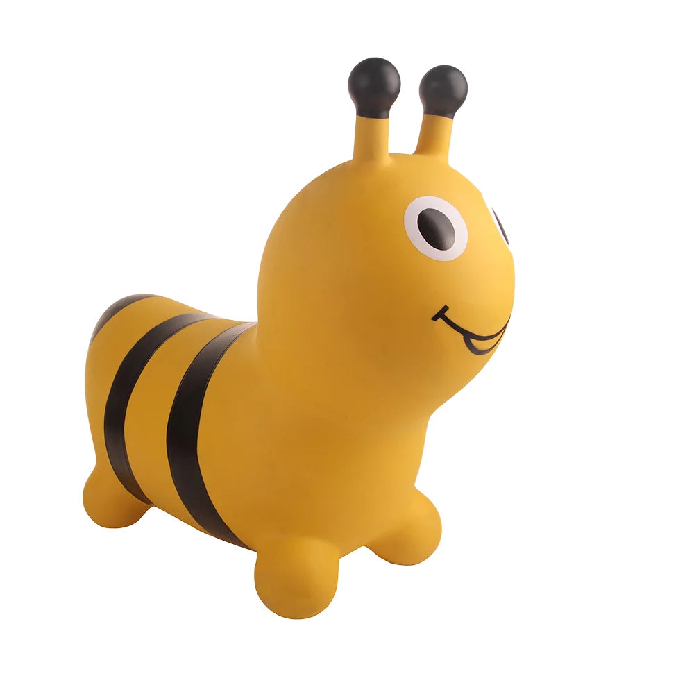 Jumping Bee Kids Toy Jumping Animals  Inflatable Toys Jumping Horse for Toddler Playing