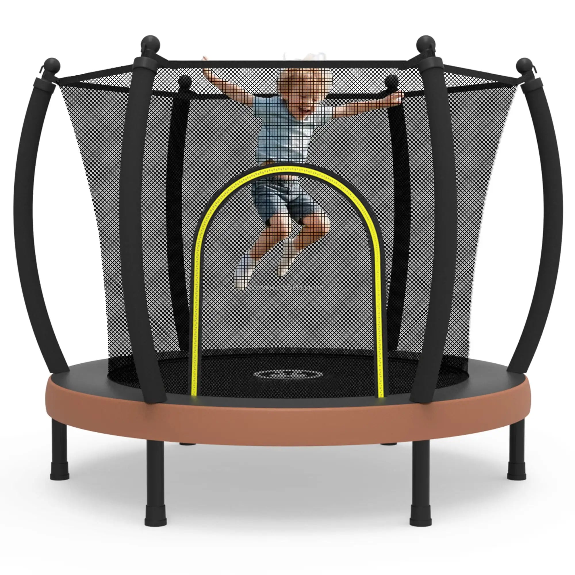 Zoshine 60-Inch Outdoor Kids Sports Trampoline Steel & PP/PVC Construction, Safe Fitness & Play Toy for Children