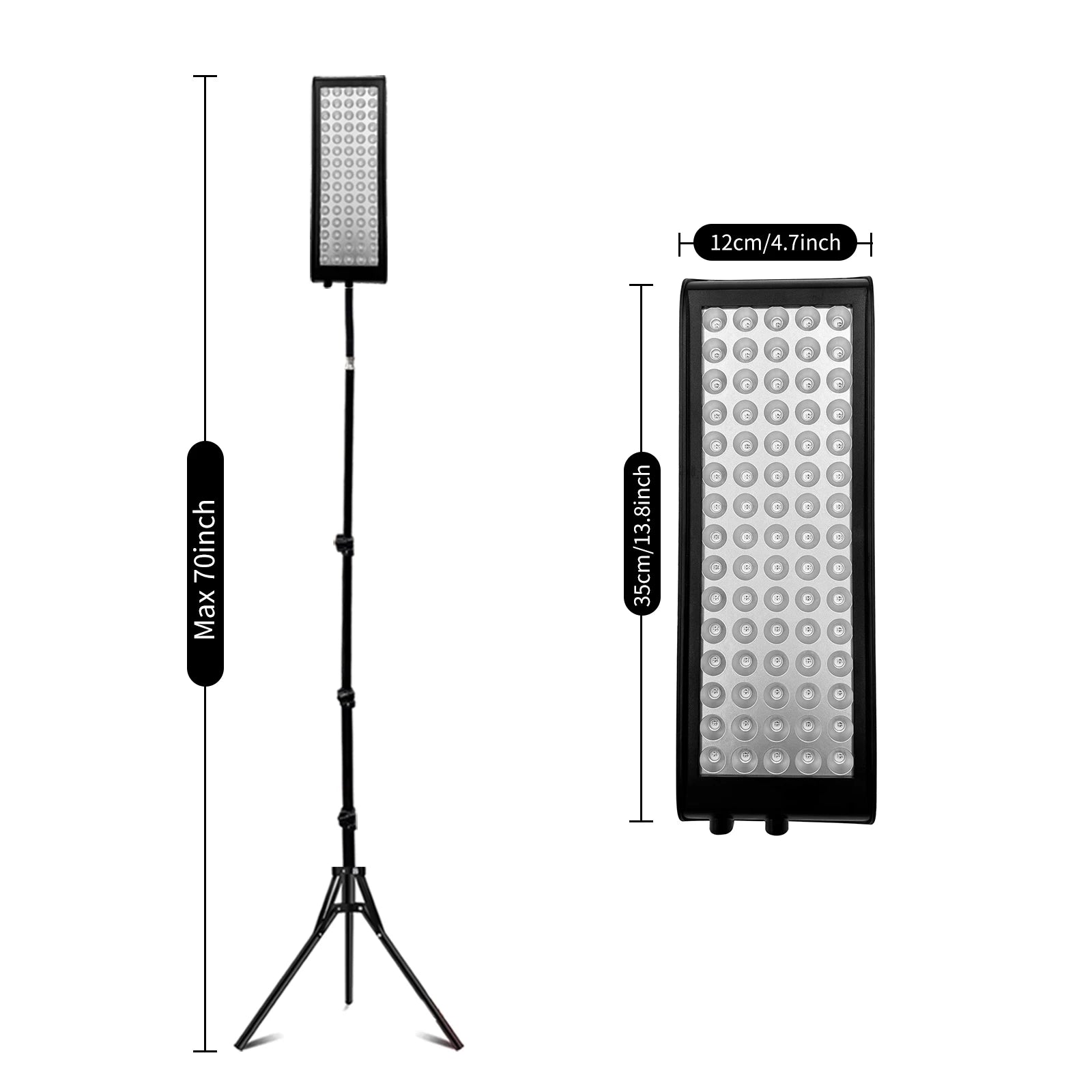 Red Light Therapy for Body Infrared Light Panel Red Light Lamp with Stand 660nm 850nm LED Red Light Therapy Device at Home