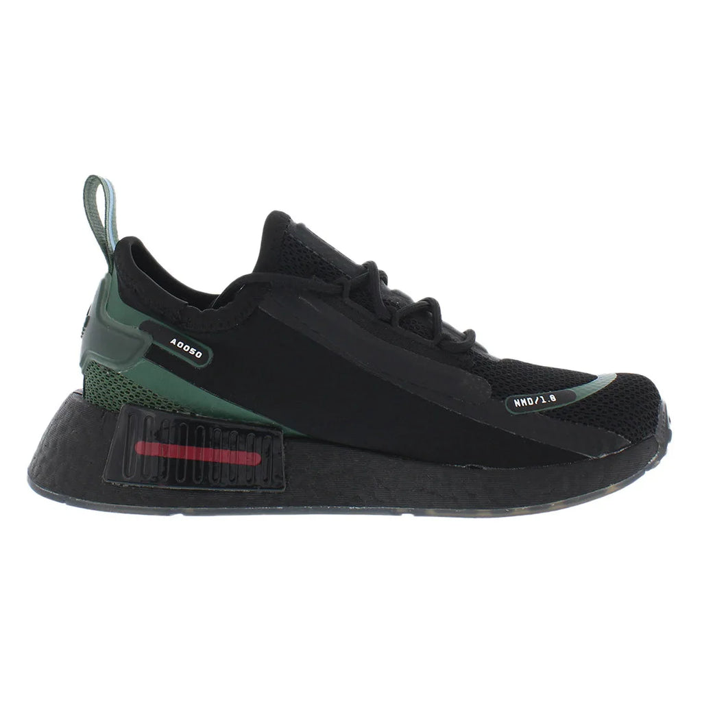 For Originals NMD_R1 MSS-GX6791 Spectoo Men's Fashion Sneakers Core Black/Green Oxide/Bliss Upper Knit Eva Insole | 100%