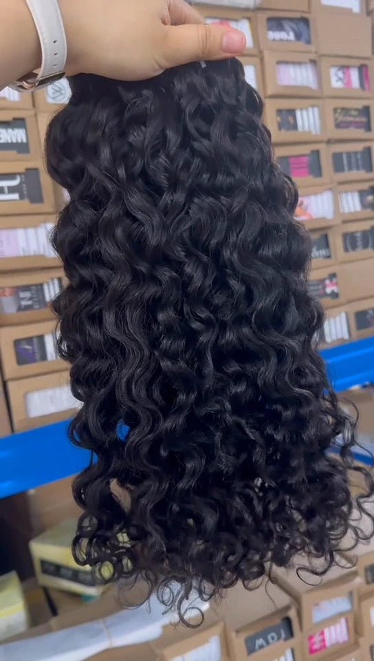 Italy Burmese Curly Raw Hair Extensions Deep Body Wavy One Donor Raw Vietnamese Hair Straight Kinky Curly Human Hair Bundles
