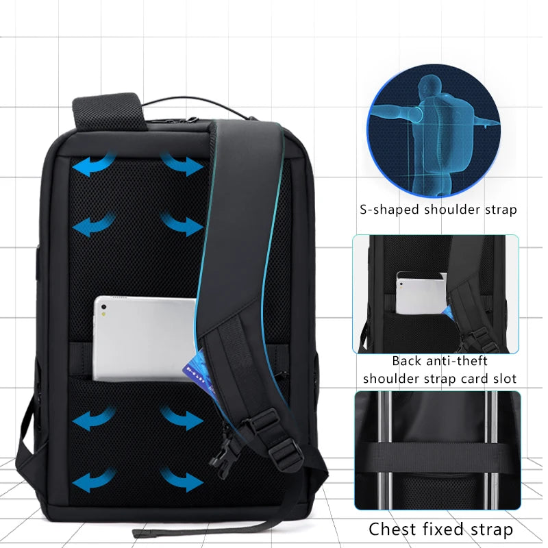 FENRUIEN Waterproof Duffle Bags Luxury Business Large Capadty Backpack Travelling Soft Shell Laptop Backpack Bolsa De Viaje 2025