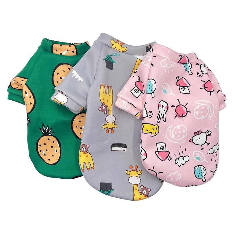 2022 Hot Sale Designer Printed Luxury Pet Dog Hoodies Jackets Wholesale Custom Fashionable Clothing Made From Cotton and Nylon