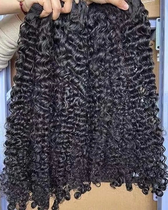 Premium Burmese Curly Virgin Remy Hair Extensions - 100% Natural Black Human Hair Bundles