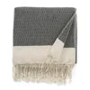 High Quality Modern Vintage Style Turkish Tassel Design Bed Blanket Wholesale Cotton Blanket