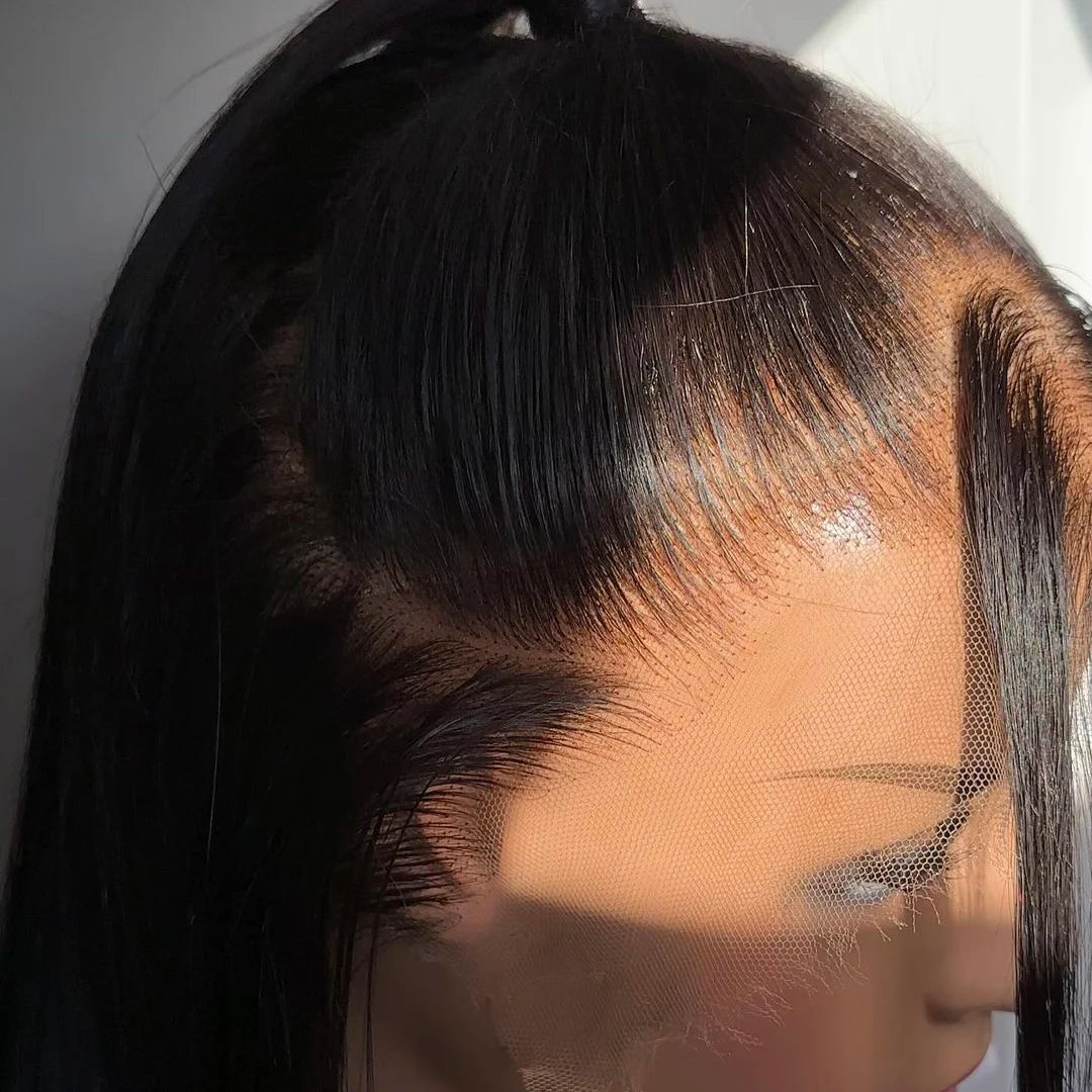 HD Lace Frontal Bone Straight Hair Wig Raw Hair Wholesale Vendor 13x4 Raw Indian Human Hair Lace Front Wigs for Black Women