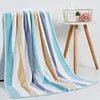 Wholesale Luxurious 32 Strands Pure Cotton Bath Towel Adult Multicolor Large Loop Soft Absorbent Water Multi Color Stripes