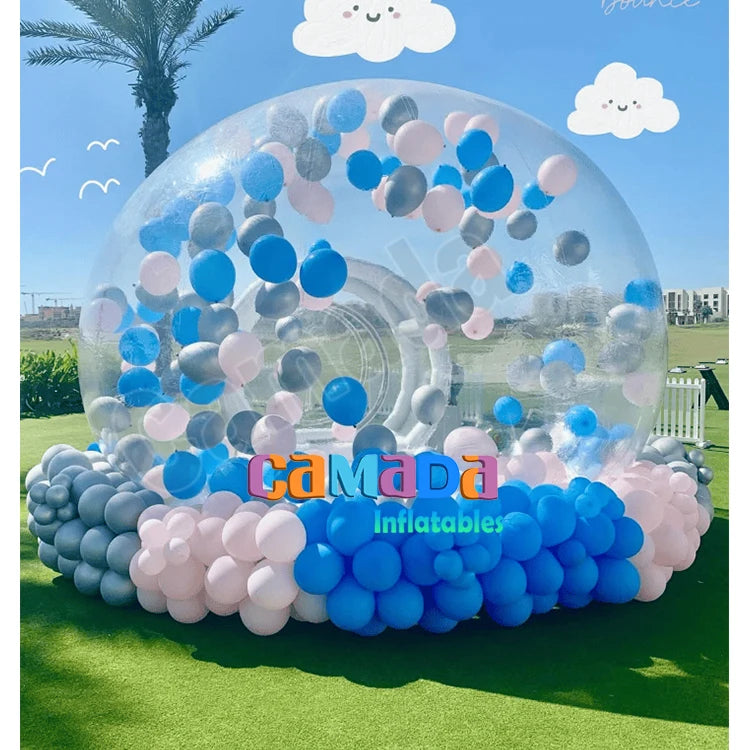Inflatable Bubble Tent PVC Clear Igloo Dome Tent Outdoor Wedding Party Bubble House Inflatable Balloon for Kids and Adults