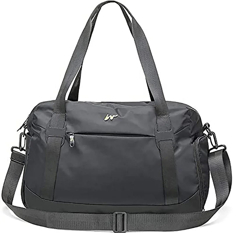 Folding Travel Duffel Bag Ladies Shoes Travel Bags With Shoe Compartment Tote Sports Bag for Women Customized logo