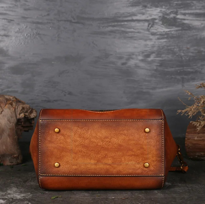In Stock Ladies Large Capacity Bags Leather Handbags Waterproof Luxury Tote Bag Vintage Crossbody Bag