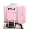 Durable Lightweight Waterproof Oxford Nylon Travel Bag Fashionable Foldable Storage Duffel Zipper Geometric Portable Stylish