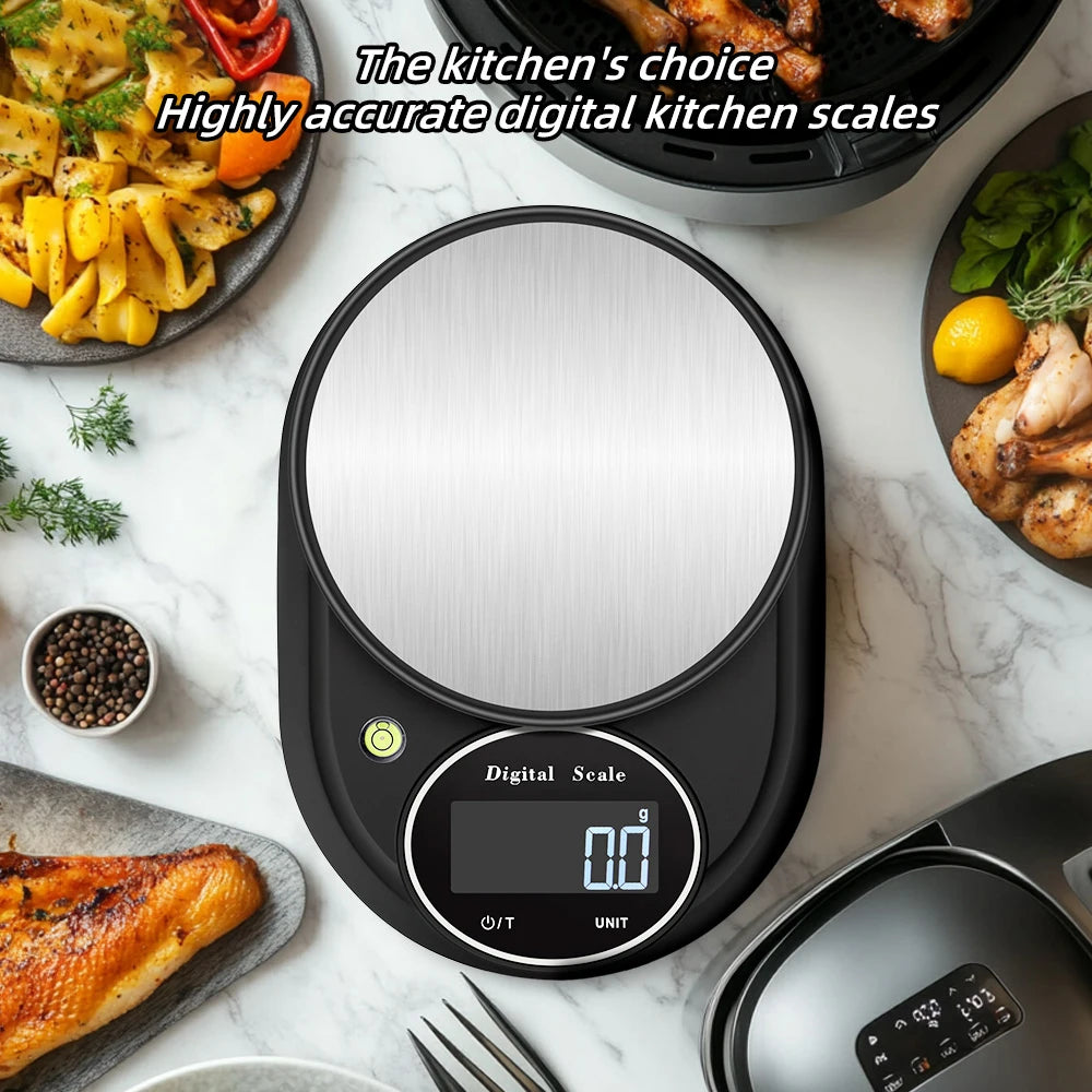 Wholesale 3kg 0.1g Accuracy Stainless Steel Platform Multifunction Kitchen Scale Digital Food Scale