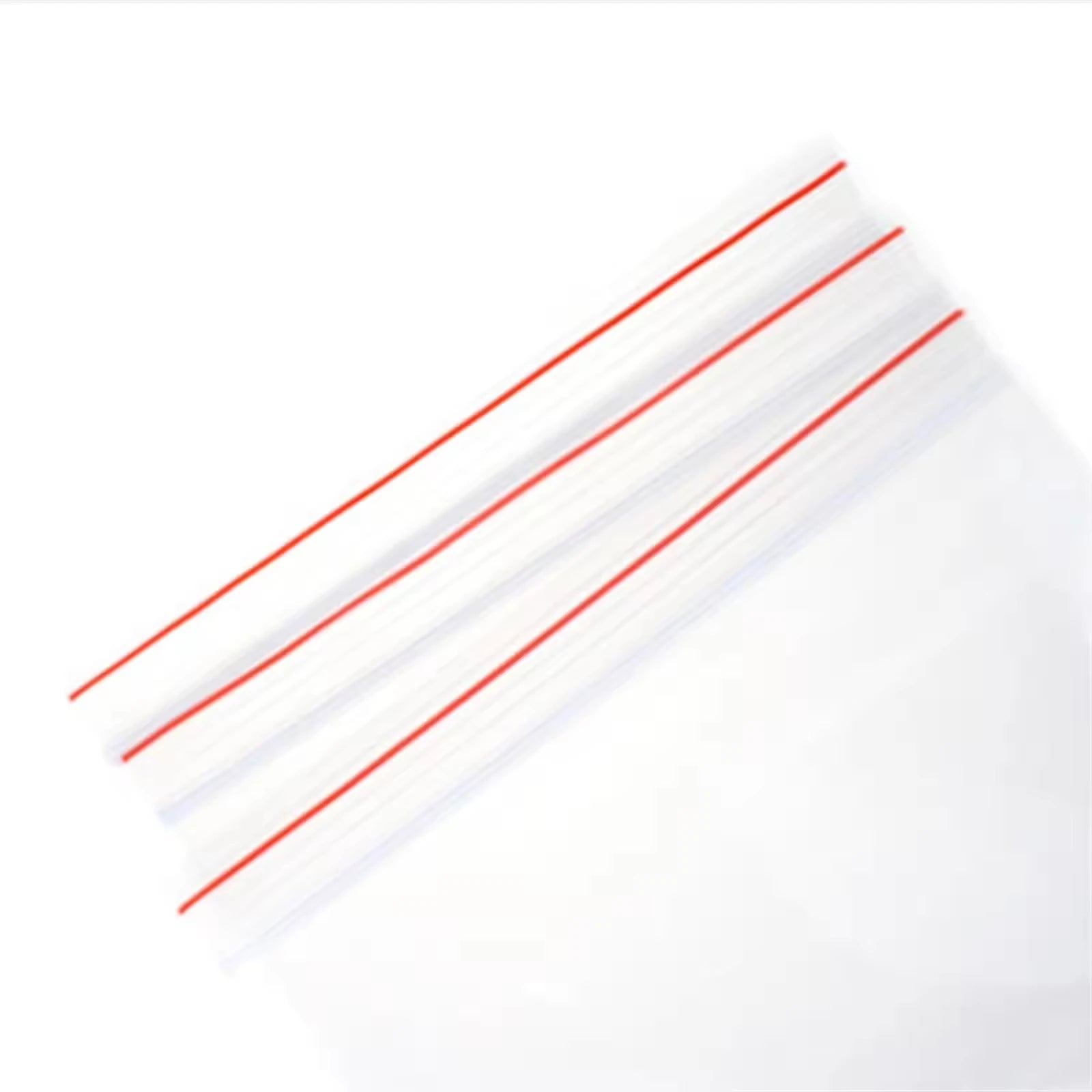 Stock Resealable LDPE Transparent Plastic Zipper Bag Thickened Grip Seal PE Clear Zip Lock Packaging Bags for Lollipops