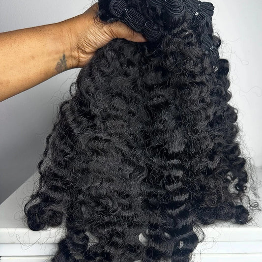 Pixie Italy Curl Human Hair Vietnamese Loose Deep Wave Virgin Remy Hair Natural Straight Burmese Kinky Curly Hair Bundles