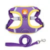 Dog Harness with Leash Adjustable Vest Walking Supplies Soft Breathable Pet Accessories for Chihuahua Pug Small Puppy Dog Lead