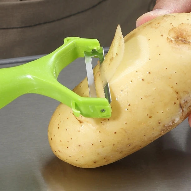 Vegetable Chopper with Blades Mandoline Slicer Salad Dicer Cheese Grater Stainless Steel Pro Food Chopper with Container