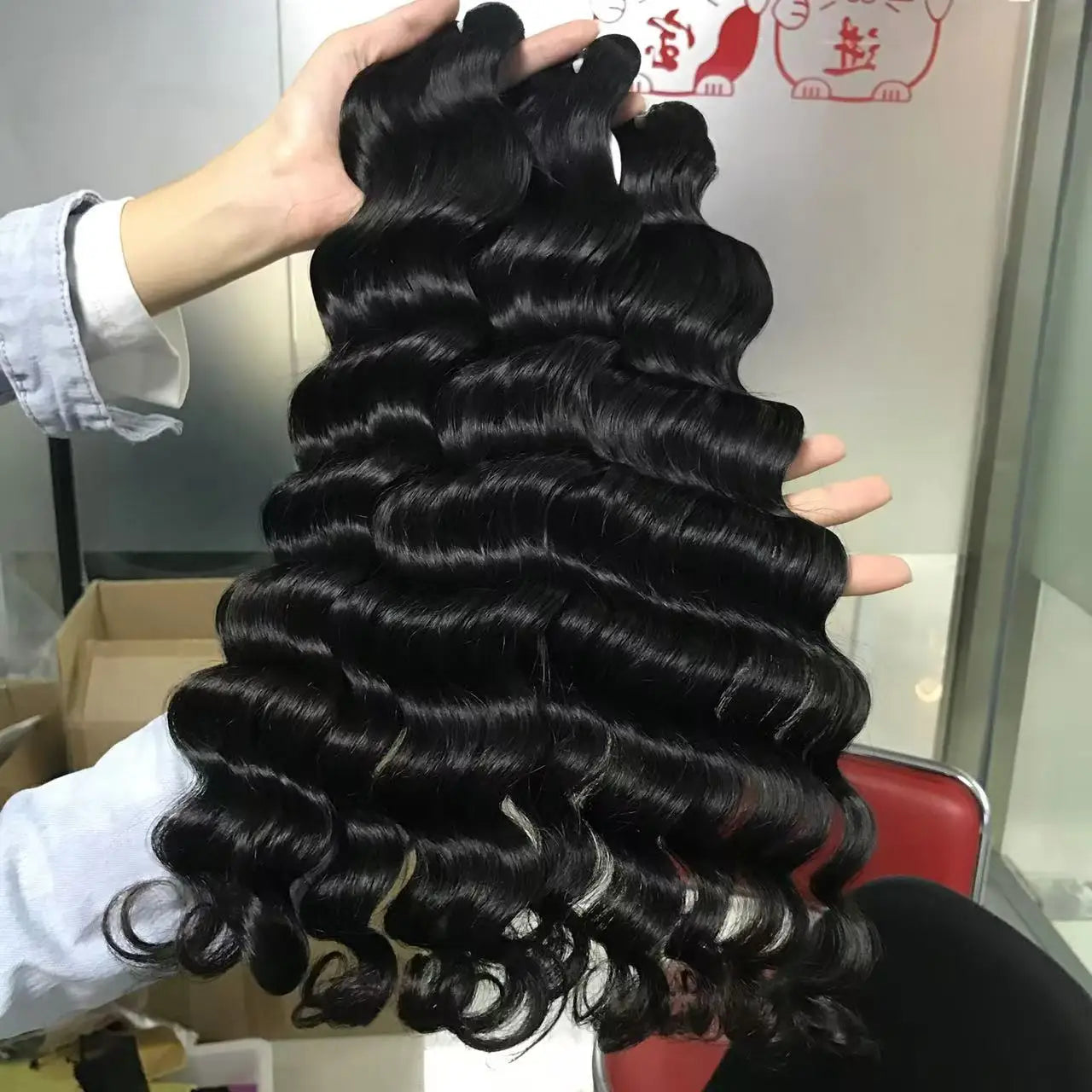 Italy Burmese Curly Raw Hair Extensions Deep Body Wavy One Donor Raw Vietnamese Hair Straight Kinky Curly Human Hair Bundles