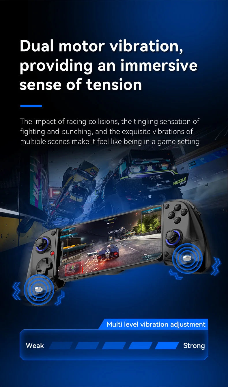 D11/D11S Stretch Game Controller Hall for /PC Android for Phone for for for