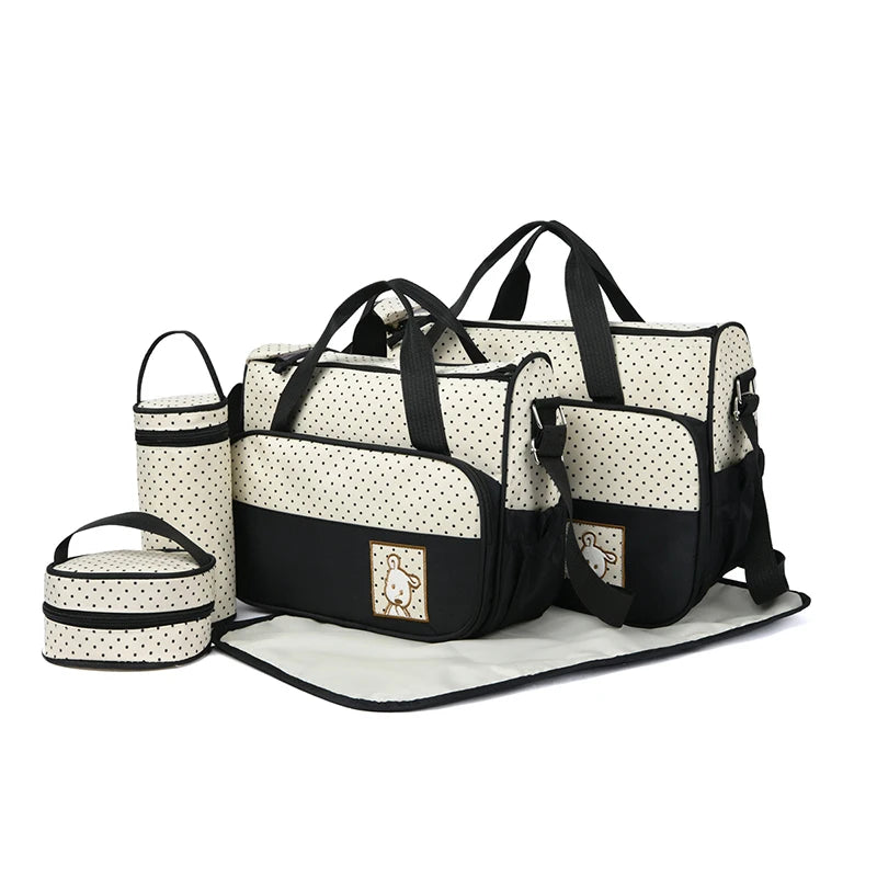Fashion Multifunctional Mommy Bag Large Capacity Waterproof Wet and Dry Separation Diaper Bag Light and Easy to Hold Mommy Bag