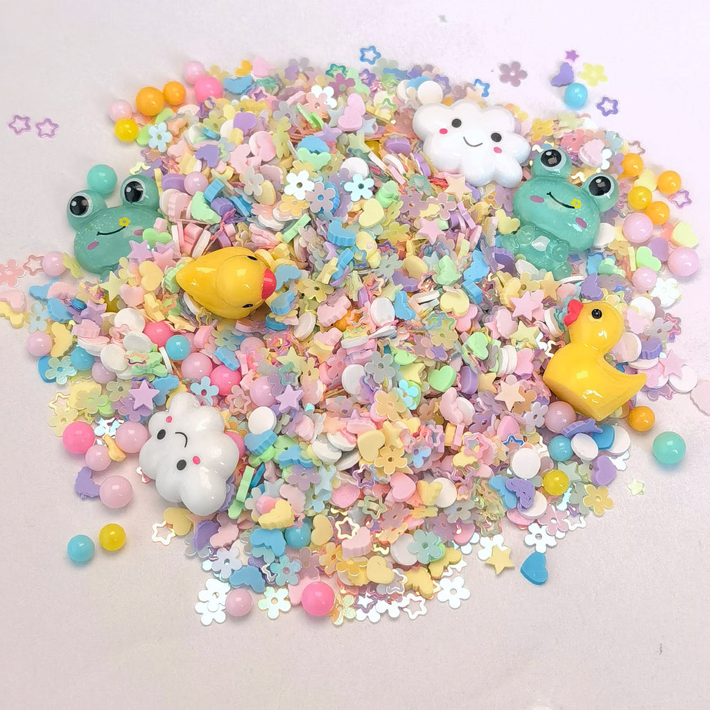 1000g Wholesale 2025 New Animal Cartoon Handmade Glitter Animal Charm Beads DIY Handmade Slime Filler Toys DIY