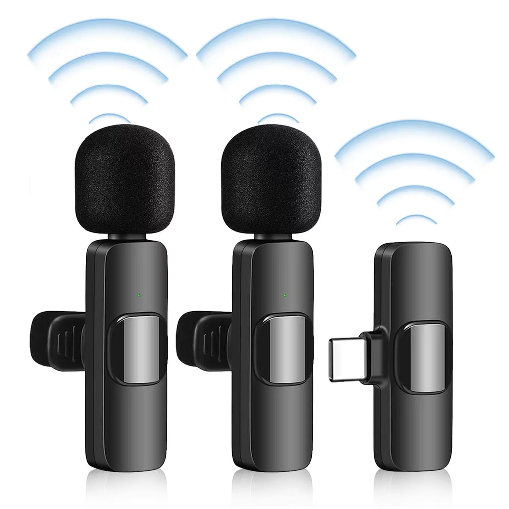 Wholesale K9 Wireless Lavalier Microphone with Noise Cancellation for Professional Audio Recording on Cameras and Smartphones