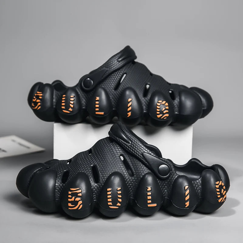 Logo Custom DIY Present Shoes Men's New Light Weight EVA Soft Clogs Garden Shoes Beach Outdoor Slippers for Men