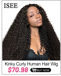 ISEE Hair Headband Wig Human Hair Kinky Curly Scarf Wigs For Women Brazilian Curly Wigs on Sale No Glue No Gel Full Machine Wigs