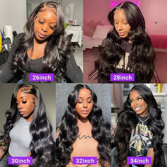 Double Drawn 13x6 Hd Human Hair Lace Front Wigs Pre Plucked Body Wave for Black Women HD Swiss Lace Frontal Wigs Human Hair
