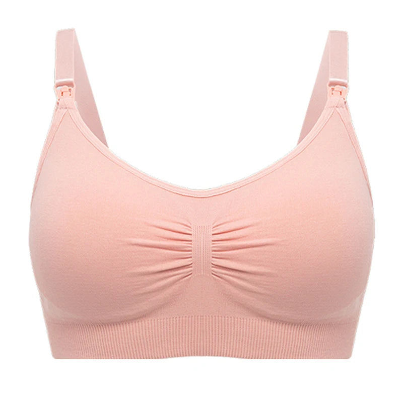 plus Size Seamless Nursing Bra for Women Breathable Maternity Push up Front Closure Underwear Adjustable Straps Wire-Free