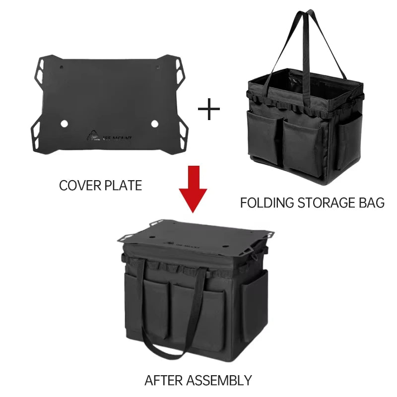 Outdoor Multi-functional Portable Can Be Used As a Table Tool Bags, Camping Bag, Large Camping Bag, Picnic Tool
