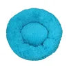 Hot Seller Soft Donut Round Pet Bed Cat Dog Cushion Fluffy Long Plush Waterproof Calming Dog Bed