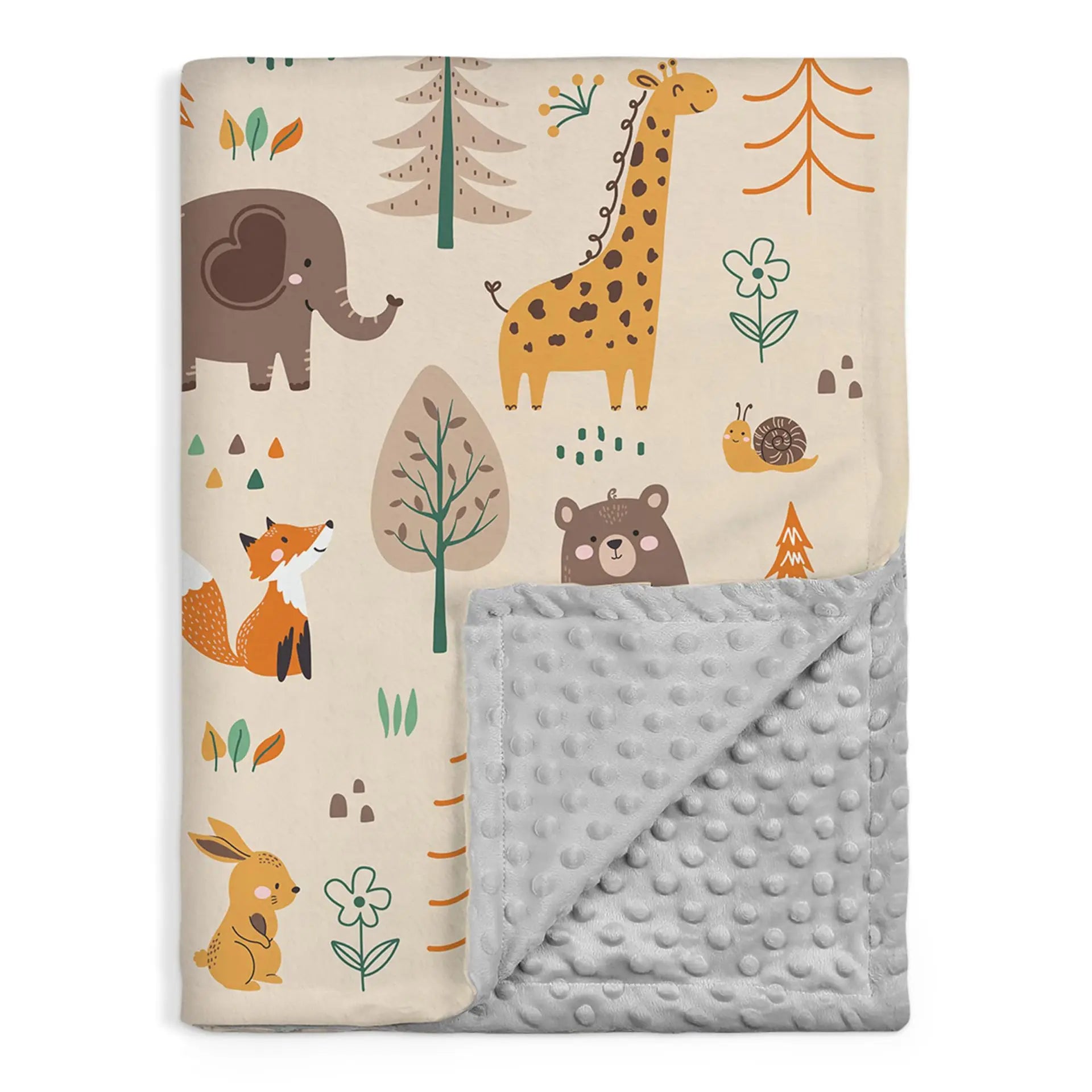 CPC Certification High Quality Custom Sublimation 100% Polyester Organic Dot Super Soft Minky Dot  Baby Blanket for Newborns