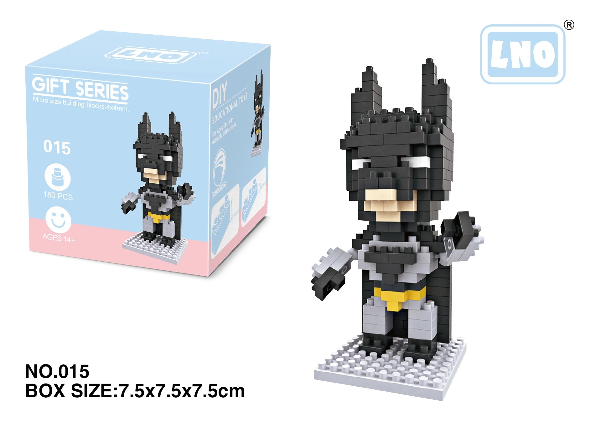 Wholesale Mini Superhero Action Figure Model From China Educational Plastic Micro Size Building Block Construction Toy
