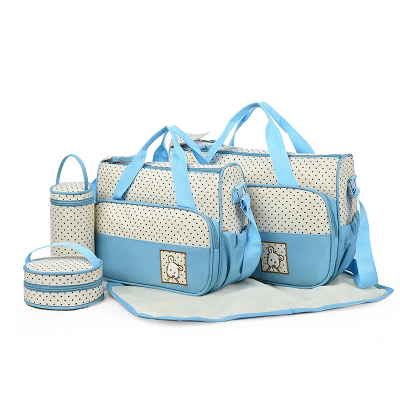 Fashion Multifunctional Mommy Bag Large Capacity Waterproof Wet and Dry Separation Diaper Bag Light and Easy to Hold Mommy Bag