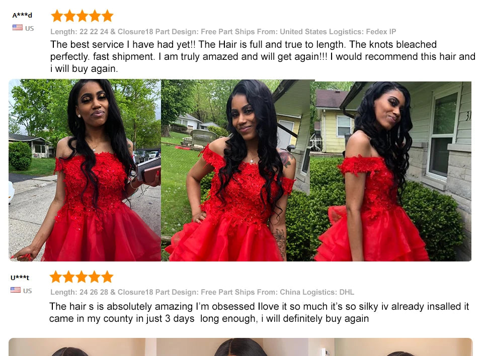 Ali Grace Body Wave Bundles With Closure Brazilian 3 Bundles With 4x4 Transparent HD Lace Closure Human Hair With Closure