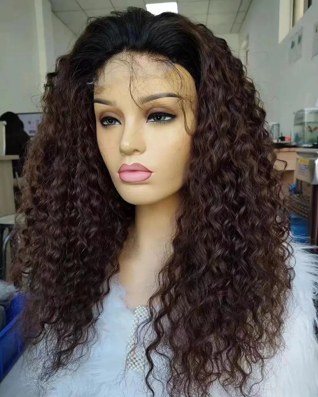 Hot Sell Water Wave Wig High Quality 100% Virgin Water Wave Brazilian Human Hair Wig
