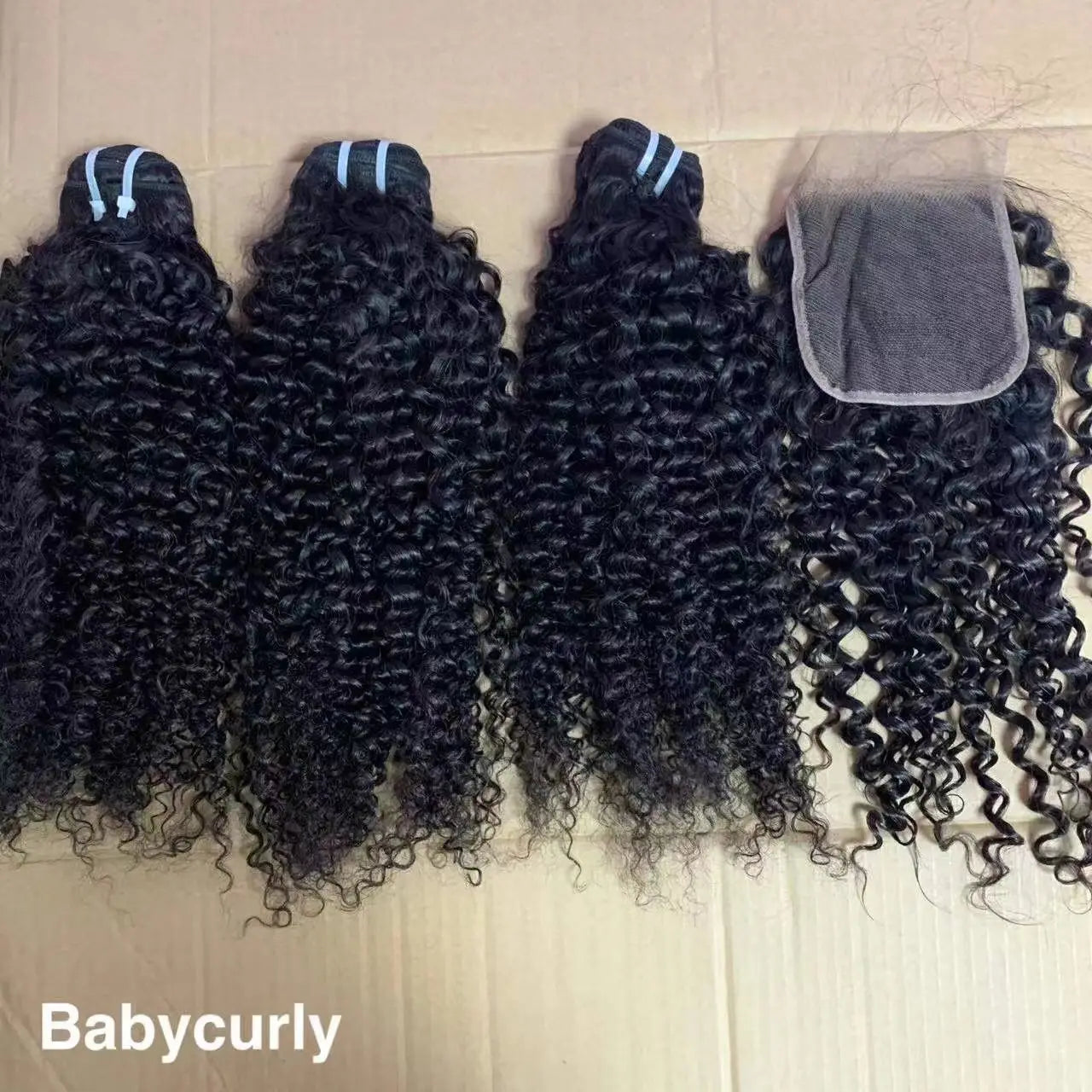 Premium Burmese Curly Virgin Remy Hair Extensions - 100% Natural Black Human Hair Bundles
