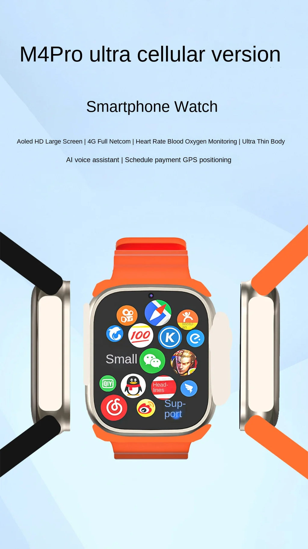 USA Ultra 2 3 Trending Waterproof Electronics Sport Smartwatch With Sleep Monitoring Fitness Health Tracker
