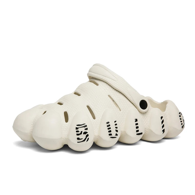 Logo Custom DIY Present Shoes Men's New Light Weight EVA Soft Clogs Garden Shoes Beach Outdoor Slippers for Men