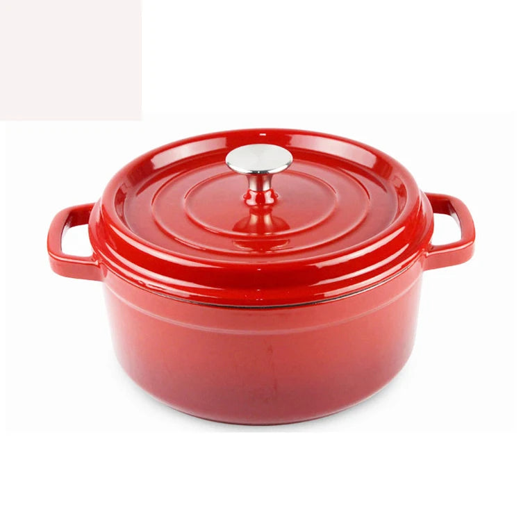 Cast Iron Enamel Pot Cookware Carbon Steel Enamel Dutch Oven Pot Set