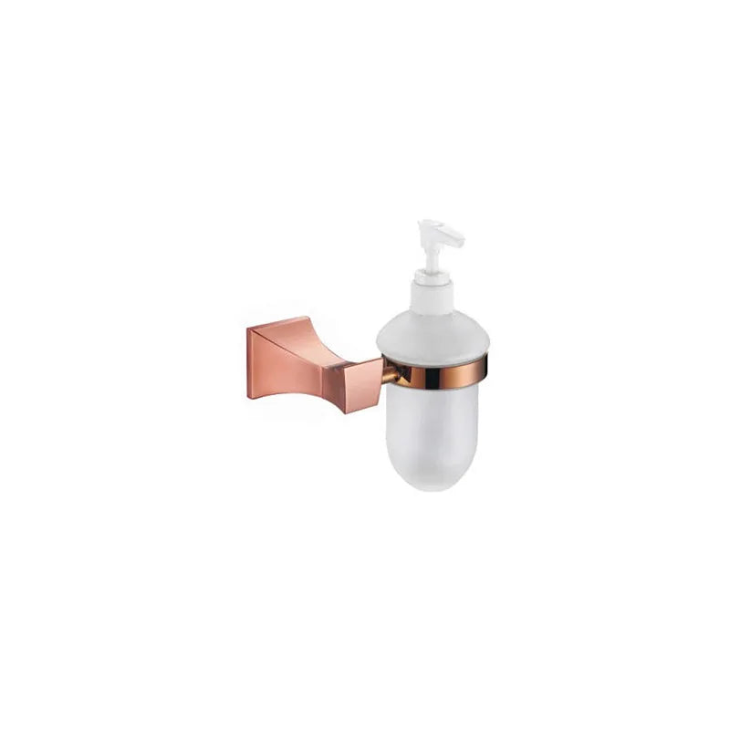 Rose Gold Bathroom Towel Rack Set Wall Mount Bathroom Accessory Set