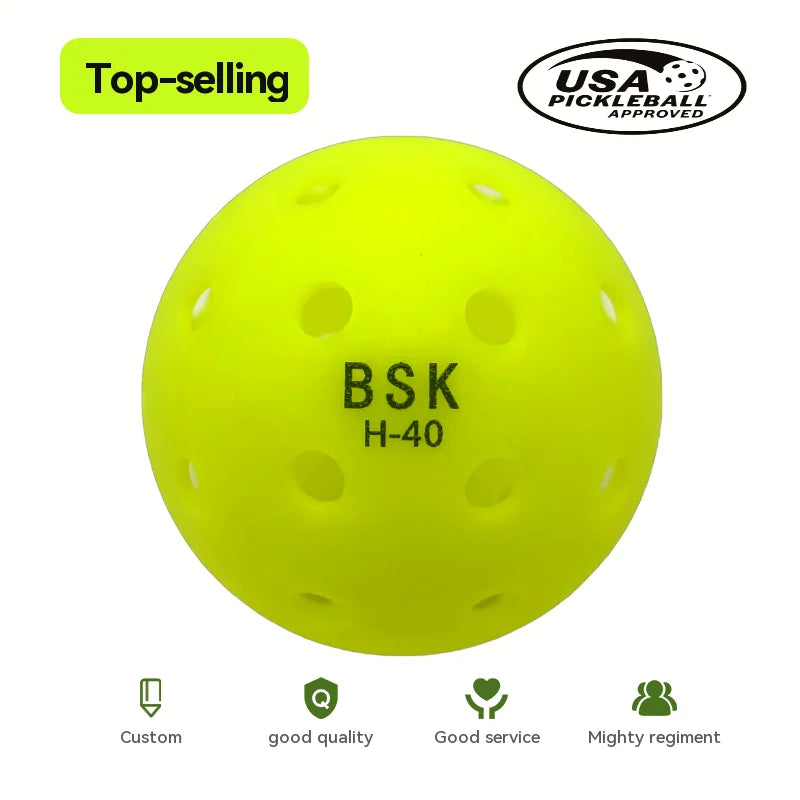 Bosket Factory Price Franklin X40 Pickleball Durable USAPA Approved 40 Hole Tournament Outdoor Fast Pickle Ball Competition Ball