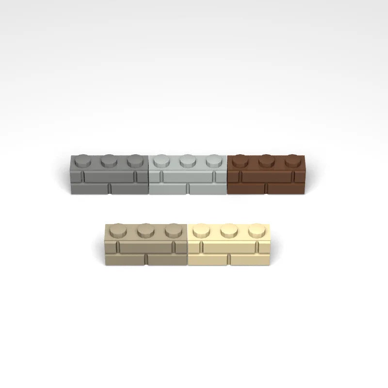 Masonry Profile Bricks Set Plastic ABS Building Blocks Construction Toy for Wall Building Diverse Bulk Toy Kit Compatible Major