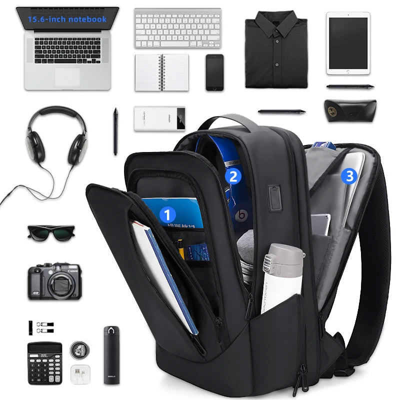 FENRUIEN Waterproof Duffle Bags Luxury Business Large Capadty Backpack Travelling Soft Shell Laptop Backpack Bolsa De Viaje 2025