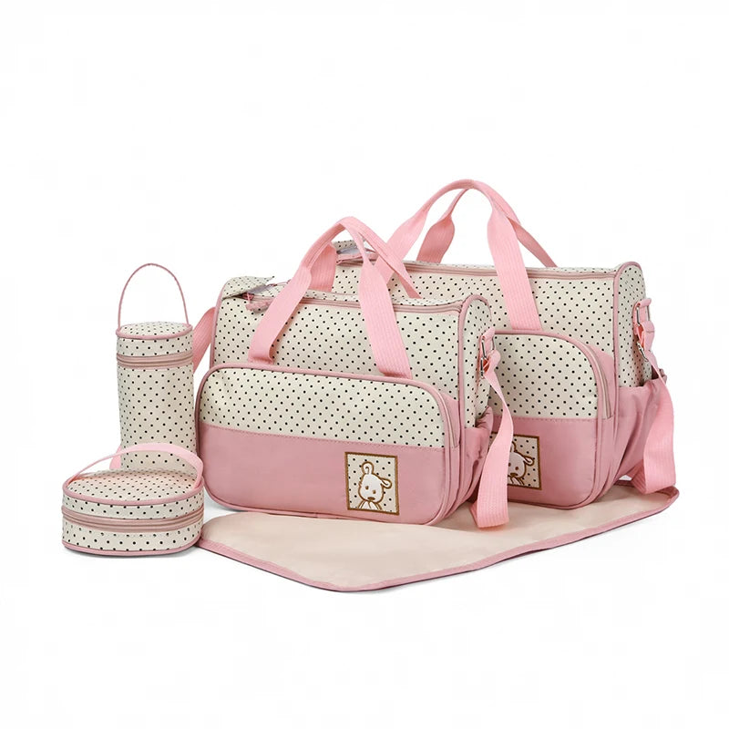 Fashion Multifunctional Mommy Bag Large Capacity Waterproof Wet and Dry Separation Diaper Bag Light and Easy to Hold Mommy Bag